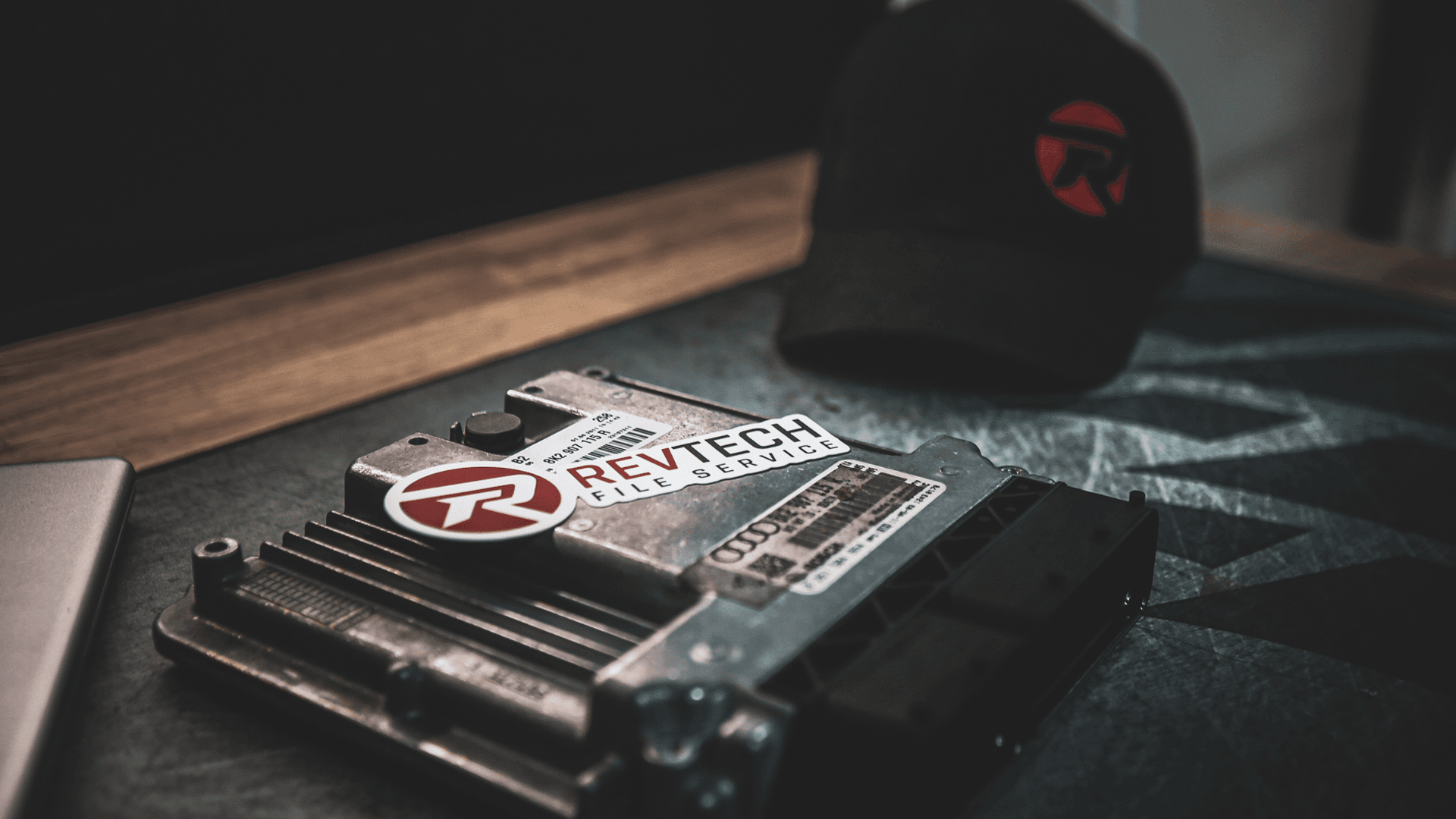 ECU med Revtech Fileservice-märkning